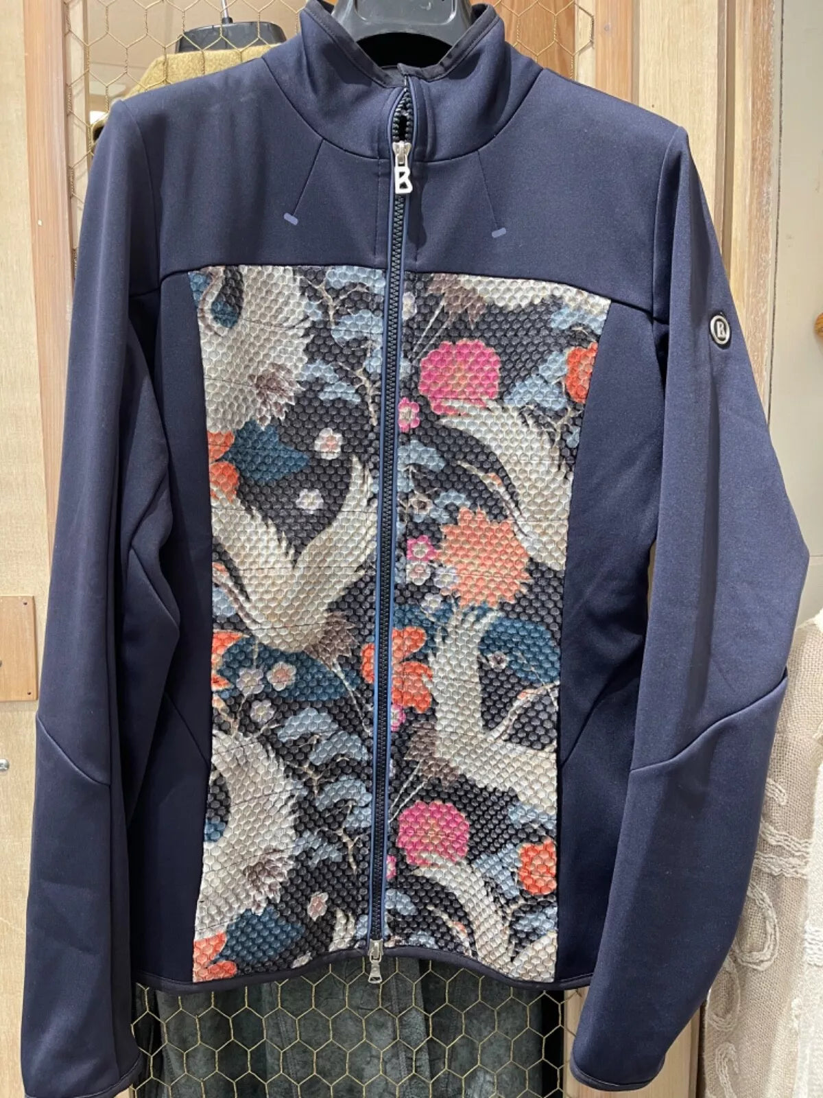 Bogner/Germany Ladies’ Floral Navy Jacket